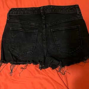 Universal Thread Cut-Off Jean Shorts, Distressed Black, sz 4